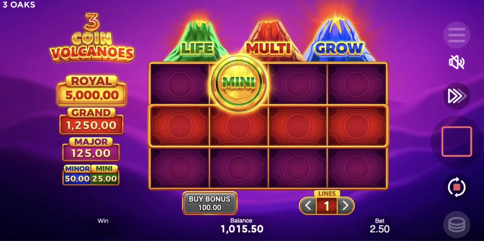 3 Coin Volcano