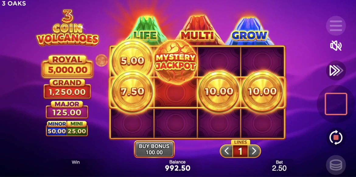 3 Coin Volcano